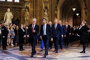 | Photo: Getty Images via AP : Keir Starmer Calls Rishi Sunak 'Prime Minister' In Slip-Up At House Of Commons